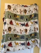 Vintage 1950s Zoo Curtains