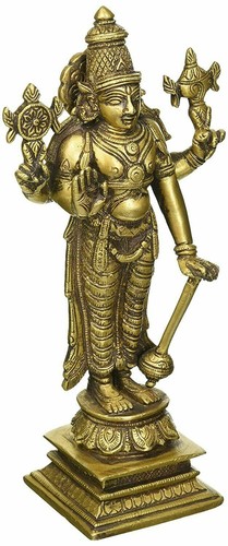 Hindu god standing brass lord - standing,