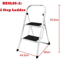 Folding Step Ladder Safety Non Slip Mat Tread Small Stool Ladders Kitchen Home