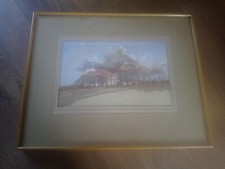 Spring Shadows Rowrah Pen & Wash 1975 G. H. Griffiths Framed Picture Cumbria