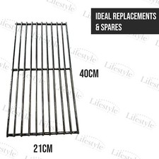 Durable Vitreous Enamelled BBQ / Barbecue Grills / Grates - (40cm x 21cm)