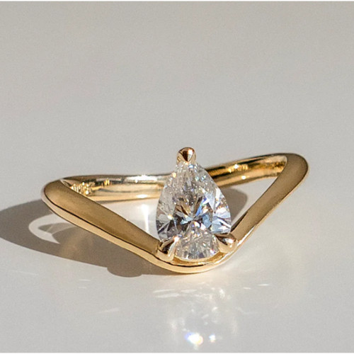 Diamond ring wedding gold lab - diamond,