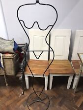Vintage Female Black Retro Metal Work Shop Display Mannequin 152x42cm