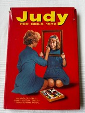 VINTAGE JUDY FOR GIRLS 1972 ANNUAL WITH DUST JACKET PUBLISHED BY D C THOMSON