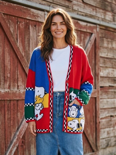 Vintage snoopy friends - &, red