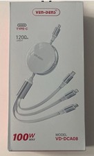 100W 3-in-1 Retractable