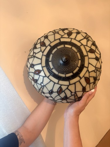 Tiffany lampshade 30cm - tiffany, stained