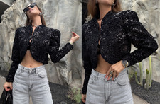 Zara Sequin Velvet Volume