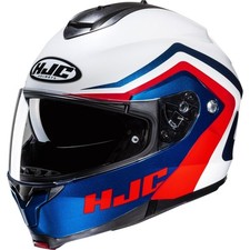 Hjc c91n nepos white blue - c91n,