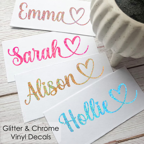 Personalised glitter chrome - personalised,