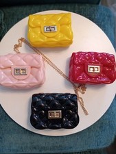 Solid Color Mini PVC Jelly Bag 