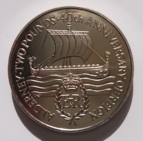 Alderney queen elizabeth - queen,