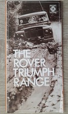 Rover Triumph Range Brochure 1975 - Land Rover Range Rover P6 TR6 Stag 2000 2500