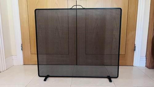 Fire guard matt black steel - matt,