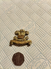 10th Royal Hussars badge with lugs