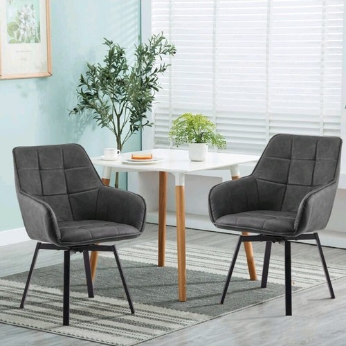Grey swivel dining - grey, chairs