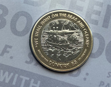 2025 JERSEY DUNKIRK -SEA - TWO 2 POUND COIN BU BUNC