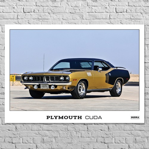Poster plymouth cuda - poster, |