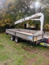 Ifor Williams Hiab Twin Axel Trailer