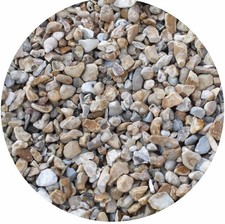 £10.00- for  two Hippo bags with 1 ton each of Gravel Shingle and more loose.  