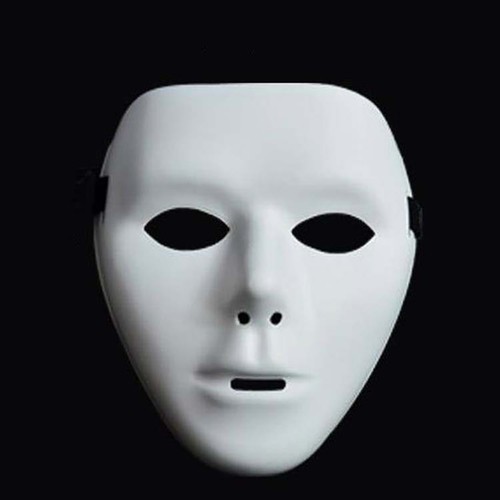 White full face - full, mask