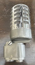 VINTAGE RESLO RIBBON CHROME ART DECO MICROPHONE MADE IN ENGLAND