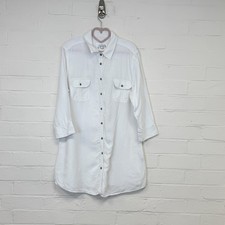 M&S 100% Linen Tunic Blouse UK