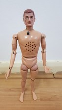 vintage action man 1st issue painted head talking commander working