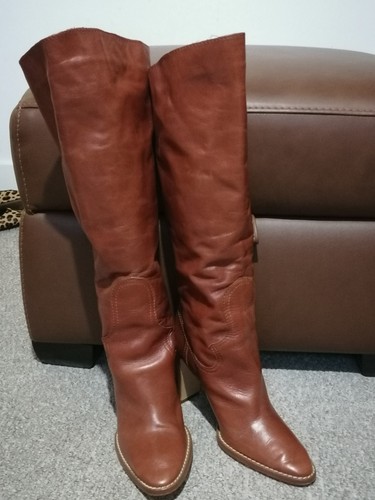 Zara tan brown knee high - brown,