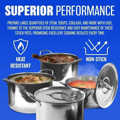 4pc large stainless steel - 4pc,