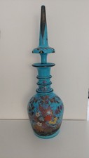 LARGE BOHEMIAN ENAMEL OPALINE