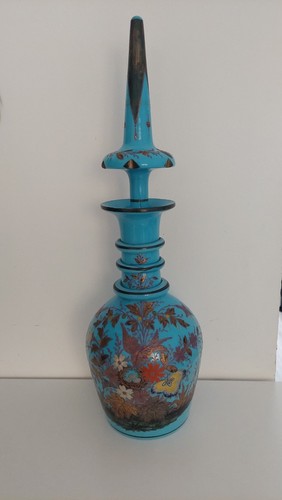Large bohemian enamel opaline - large,