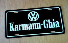 VW Karmann Ghia license plate