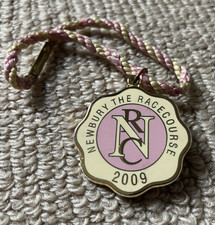 Newbury Racecourse Horse Racing Members Badge 2009