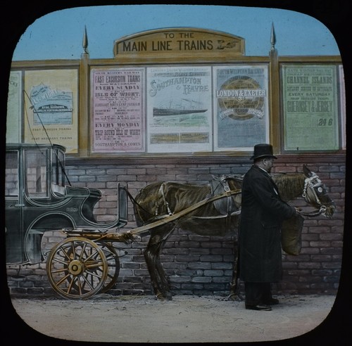 Magic lantern slide temperance - magic,