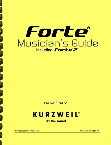 Kurzweil forte forte7 stage - forte,