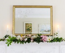 Vintage bevelled Mirror ornate