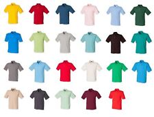 New Mens Gents Henbury Classic Cotton Polo T-Shirt Top SMALL - 3XL H100