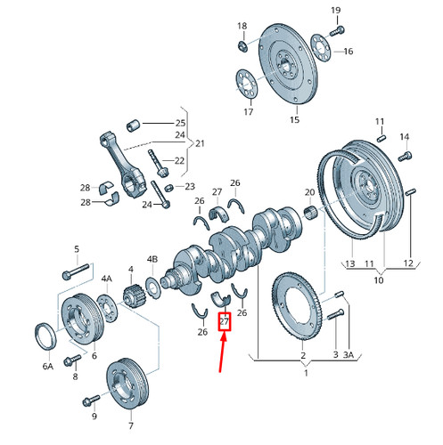 Audi avant upper engine - avant,
