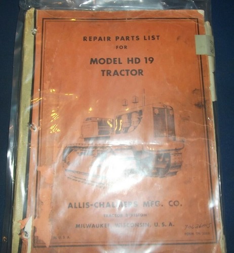 Allis chalmers crawler - allis,