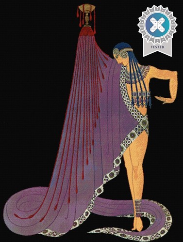 Erte art deco slave salome - erte,