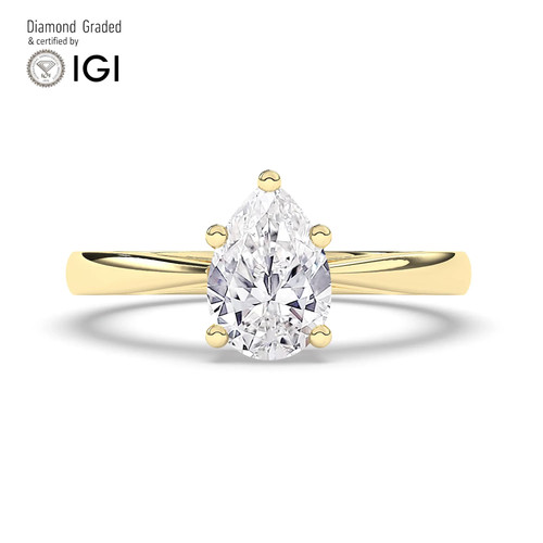 Pear diamond engagement - pear,