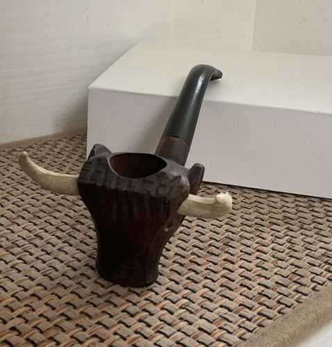 Vintage bulls head pipe - bulls,
