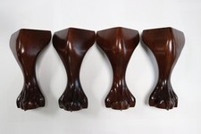 8" Claw Ball QueenAnne Wood