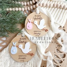 Stork Baby Announcement