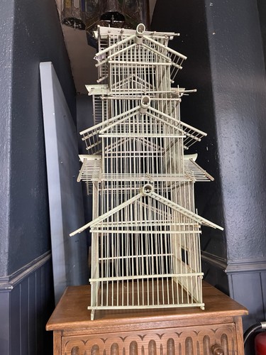 Vintage chinese pagoda bamboo - vintage,