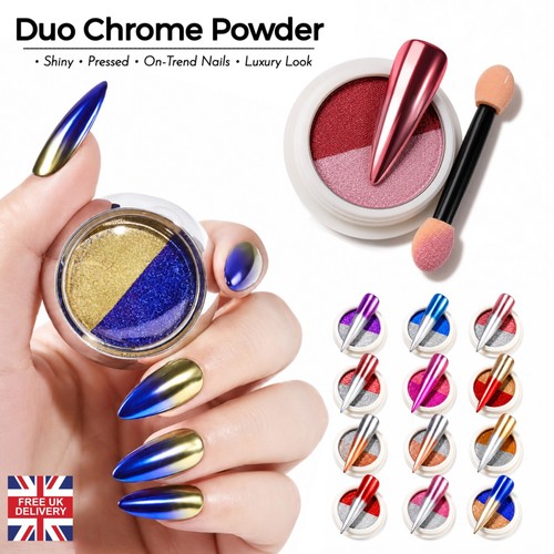 Pressed nail mirror chrome - nail,