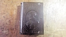 Antique Bakelite Vesta Case - Book Style With Image of Edward V11