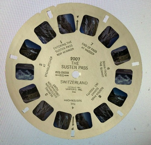 Vintage viewmaster slide - viewmaster, reel