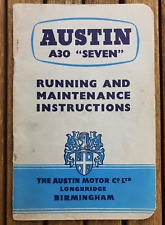 Austin Seven A30 Running &